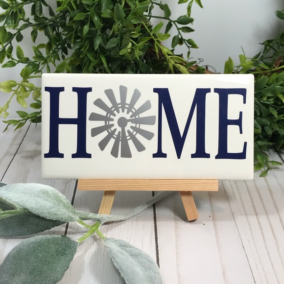 Other - HOME Decorative Tile Sign - Home Decor